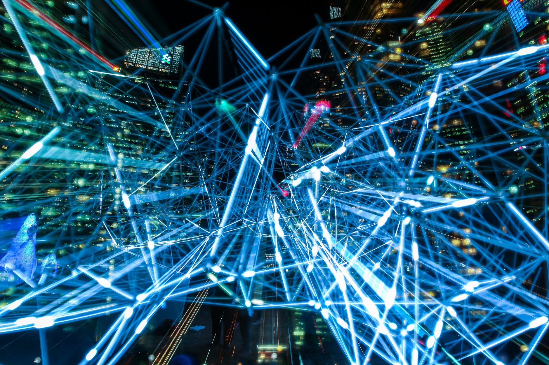 Data visualization. Connections and lines.