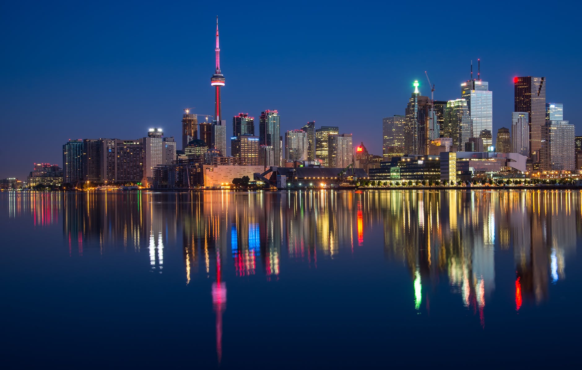 City Skyline and water