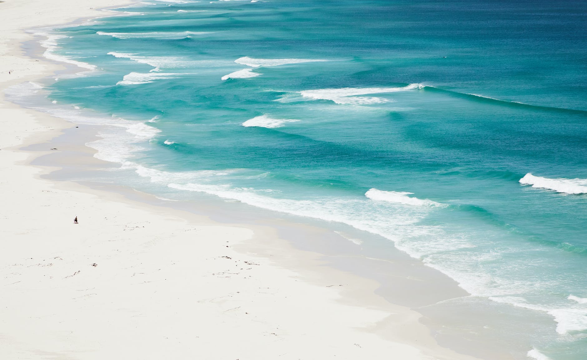 waves and beach