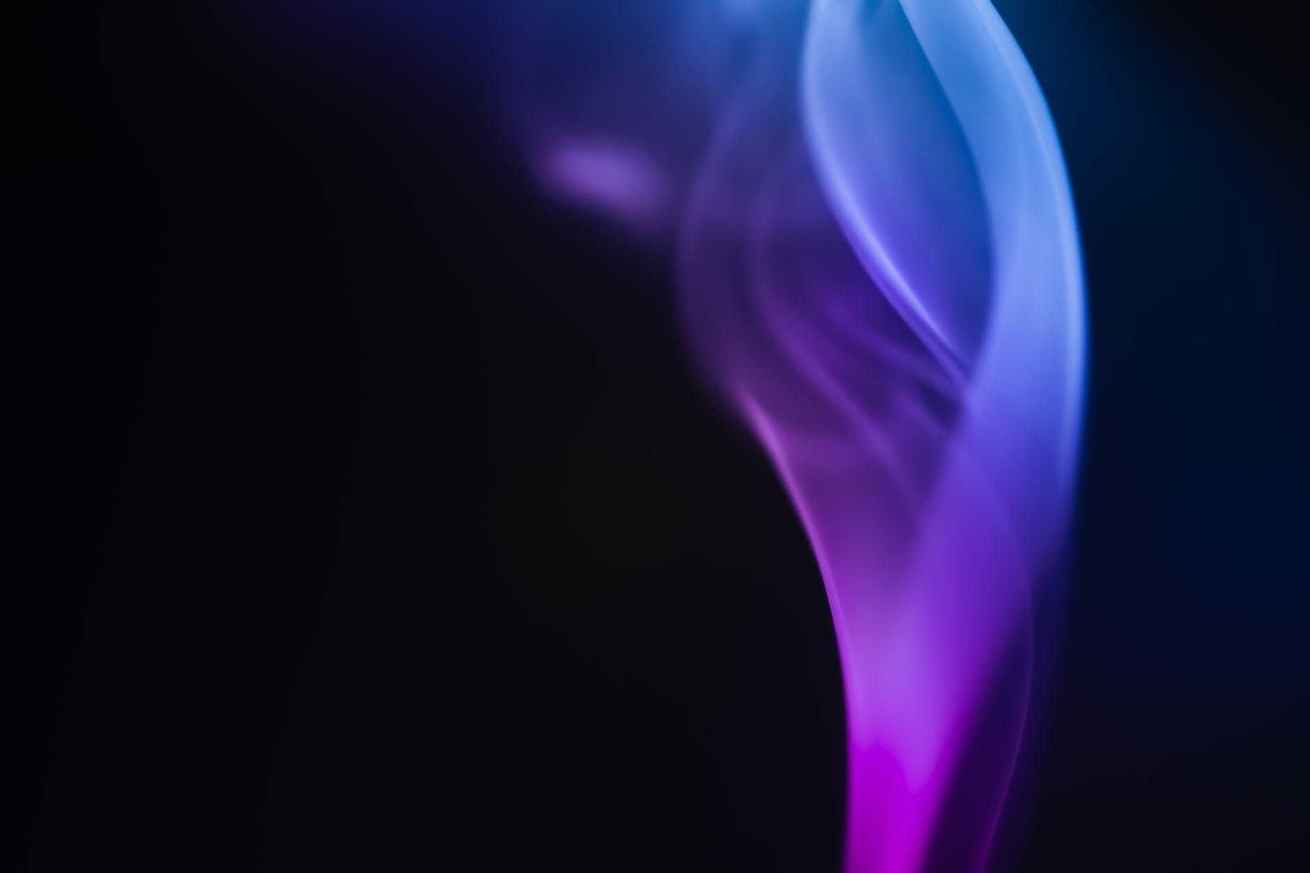 Blue and white smoke Illustration