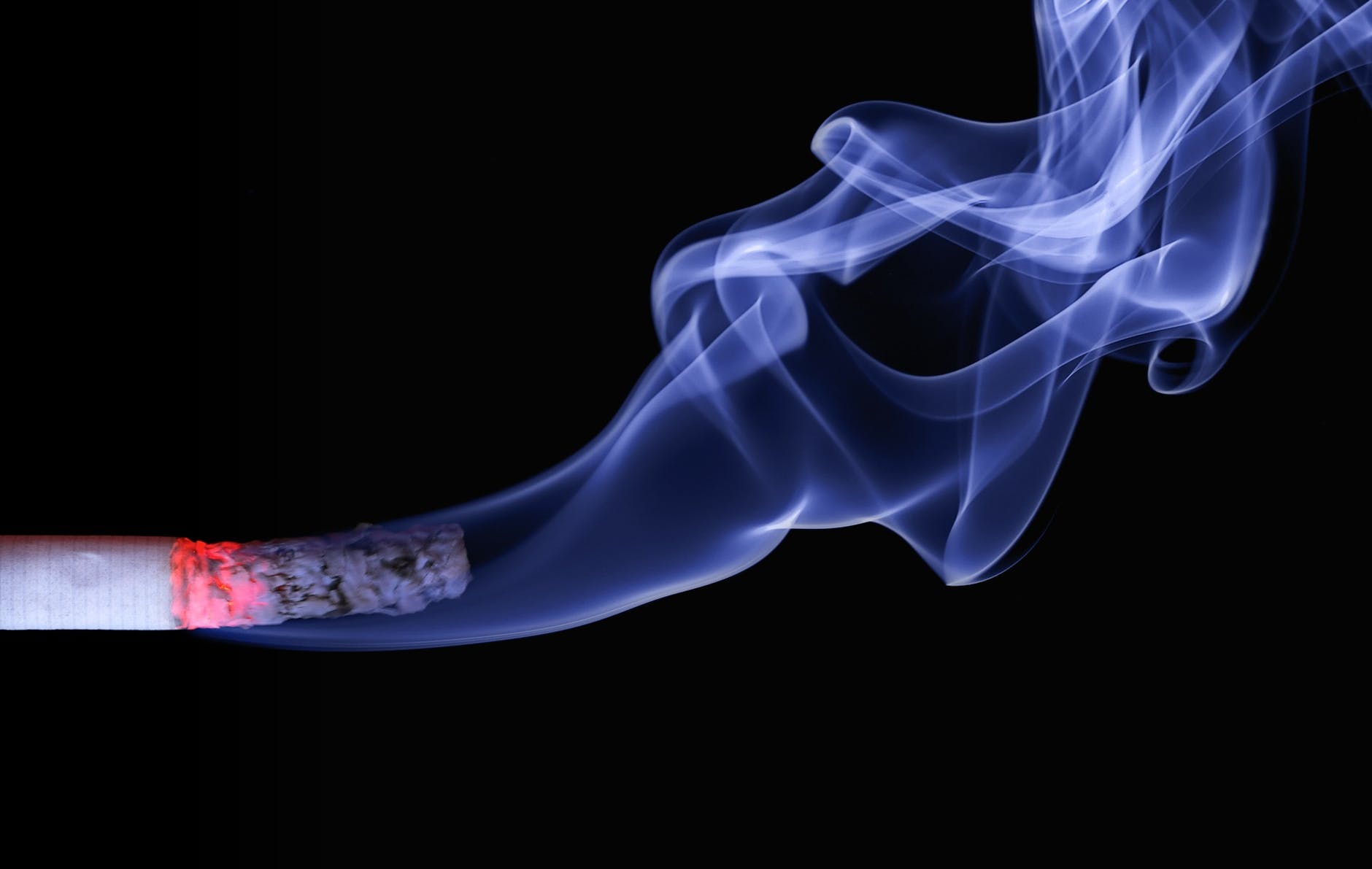 cigarette with smoke