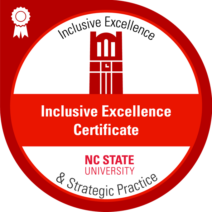 Inclusive Excellence Strategic Practice badge issued September 2023