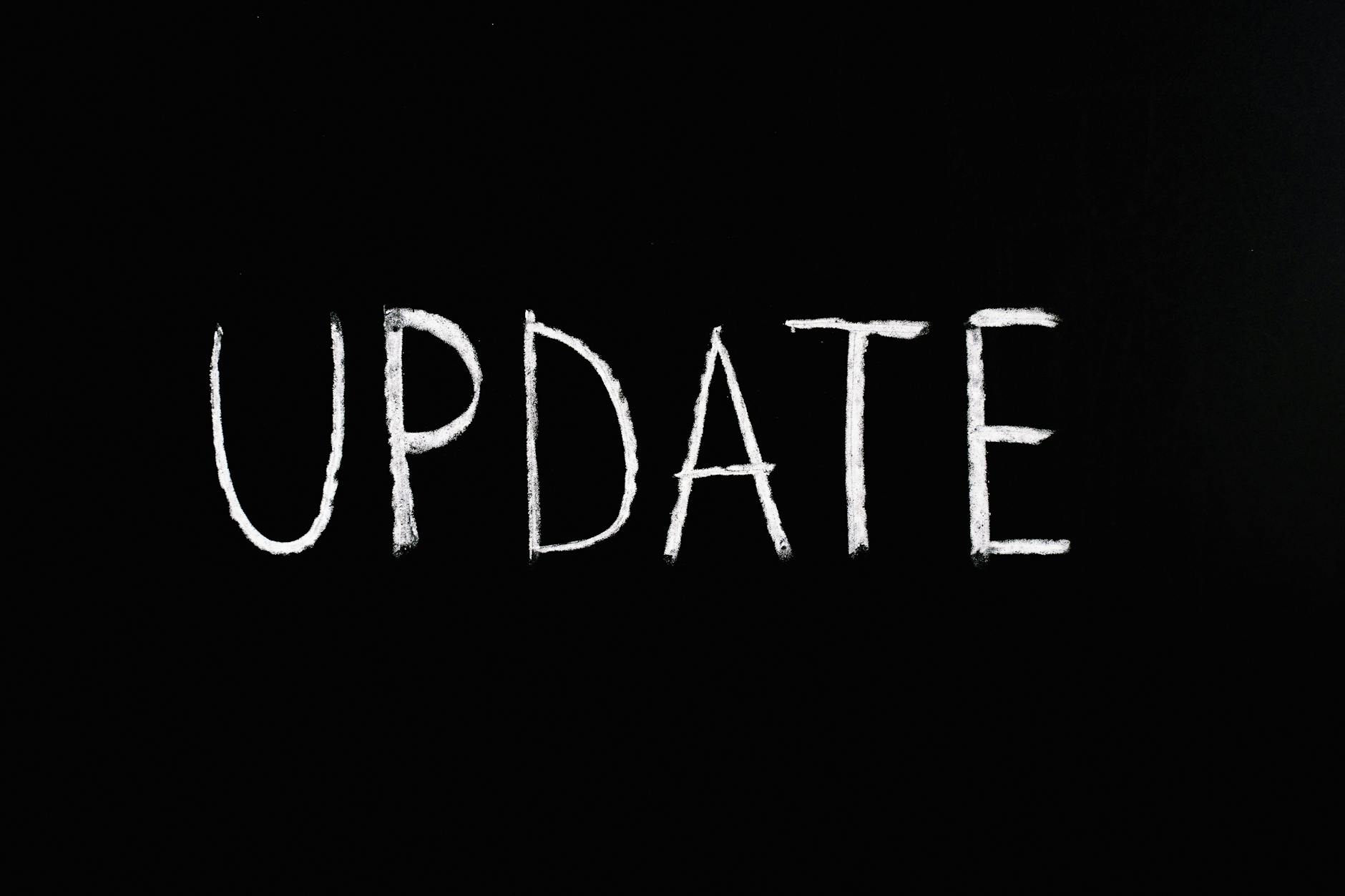 update announcement