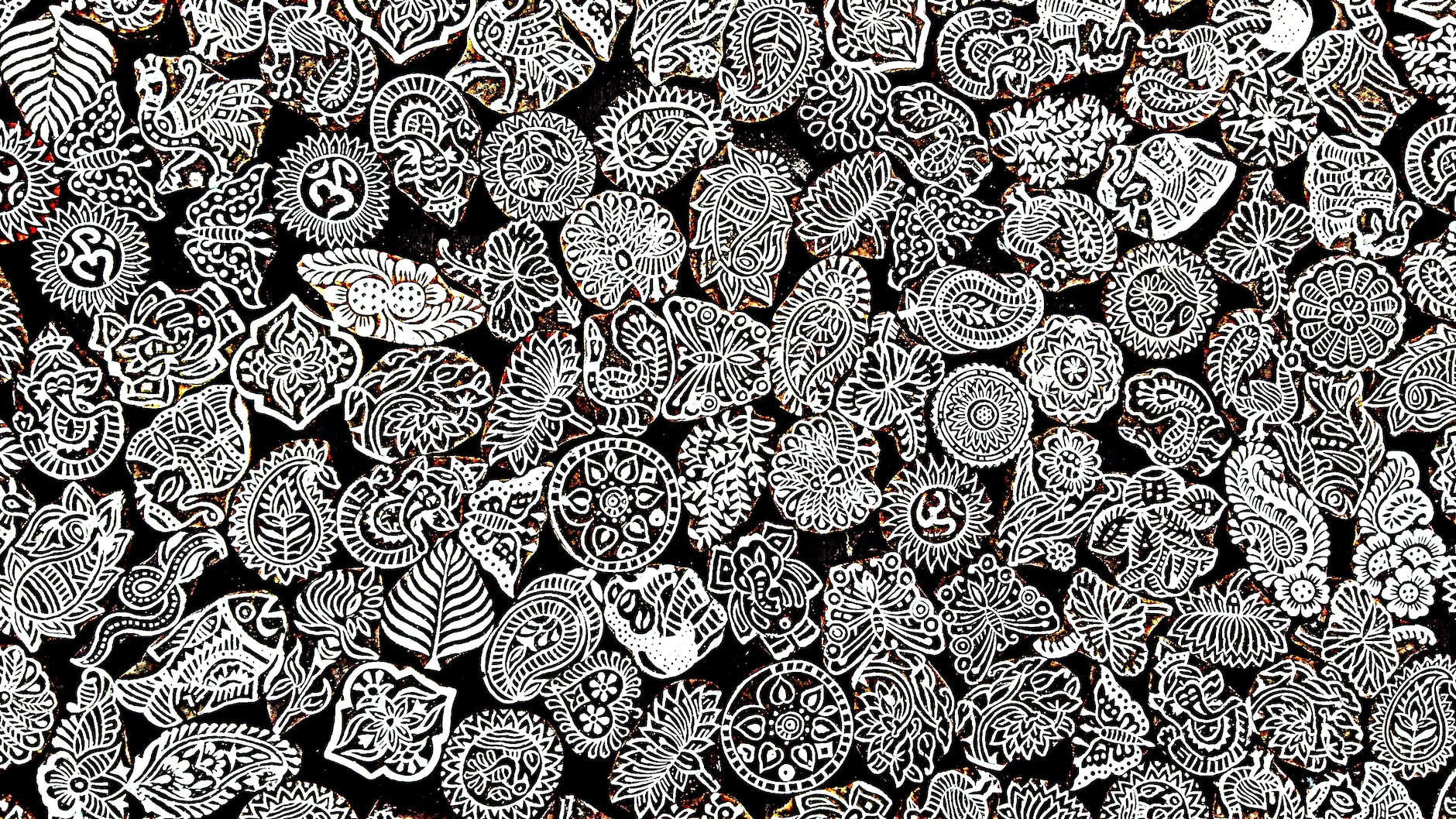 black and white patterns