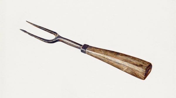 Fork (ca.1938) Alfred Walbeck by National Gallery of Art is licensed under CC-CC0 1.0