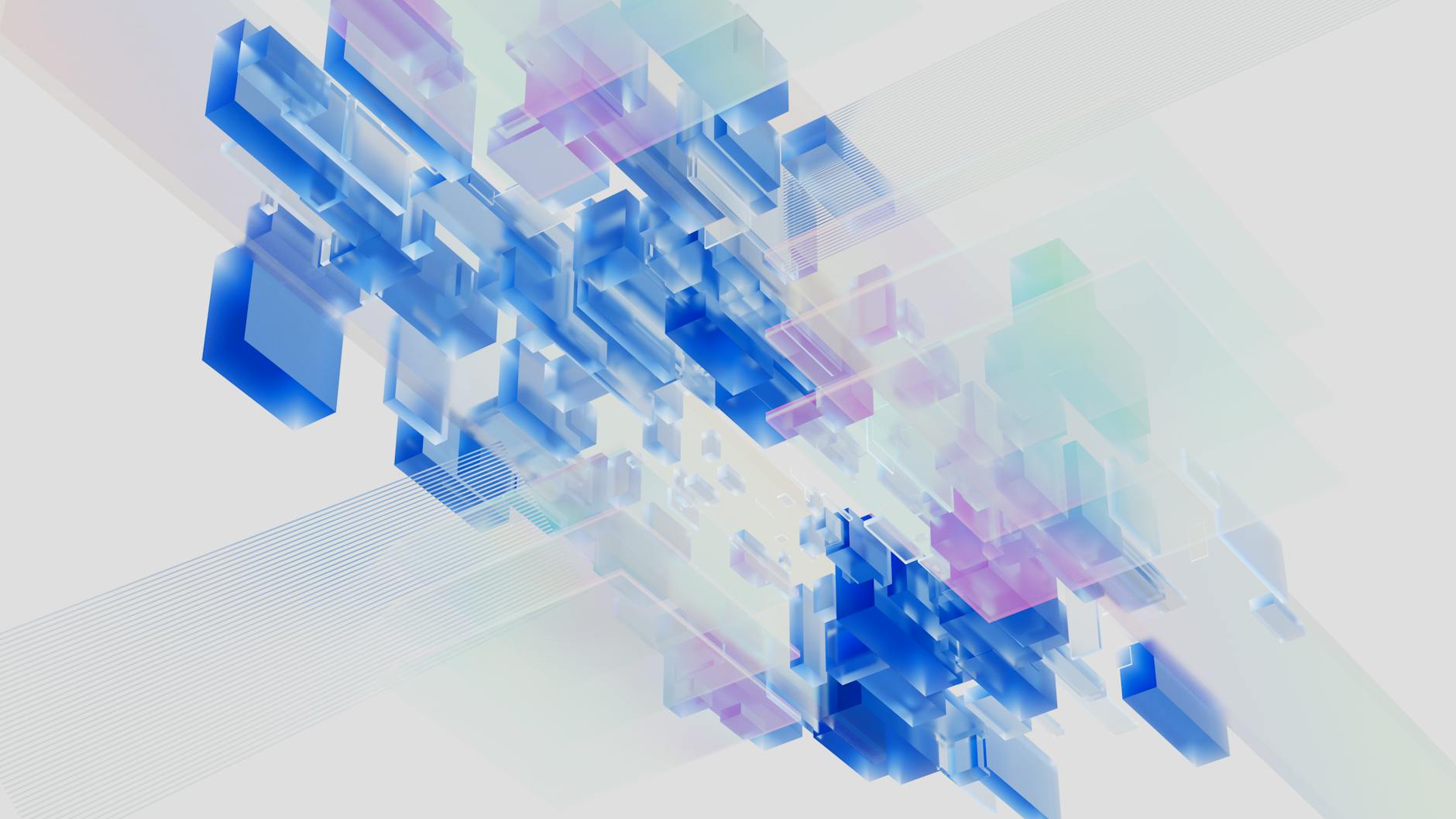 blue squares design